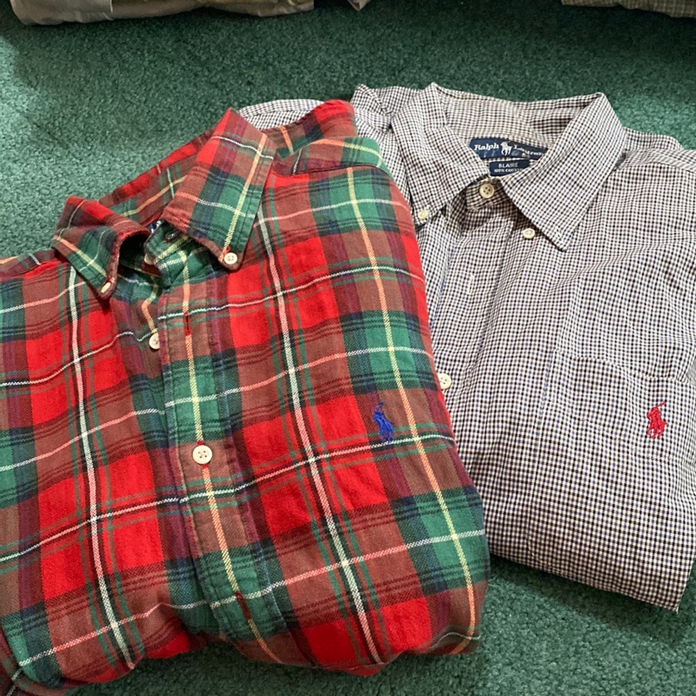 Ralph Lauren long sleeve cotton shirts